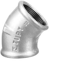 JOELHO GALVANIZADO 45 (COTOVELO) 2.1/2' TUPY