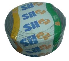 CABO FLEXIVEL 06.00MM PRETO COM 100 METROS SIL