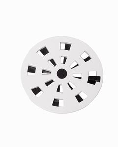 GRELHA REDONDA CROMADA 9,7CM ROTATIVA GRB10 ASTRA