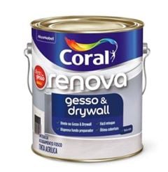 CORAL RENOVA GESSO DRYWALL 3,6LT BRANCO NEVE