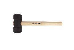 MARRETA DE BORRACHA 50MM PRETO MOMFORT 