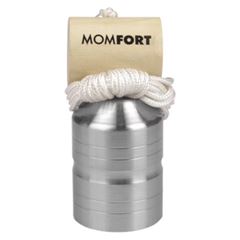 PRUMO DE PAREDE 500GR AÇO MOMFORT 