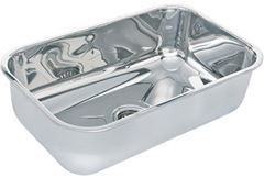 CUBA INOX N.2 56X34X11 RASA TECNOCUBA
