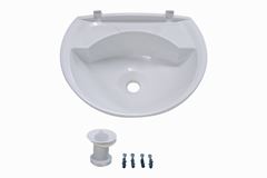 LAVATORIO PLASTICO 36X28CM 3,8L BRANCO ASTRA