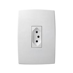 PIAL PLUS 1 TOMADA 2P+T HORIZONTAL 10A