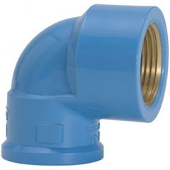 JOELHO SOLDAVEL COM BUCHA LATÃO 25MMX1/2' PLASTUBOS