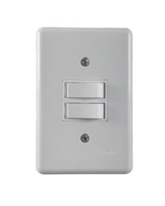 2 INTERRUPTORES SIMPLES BRANCO STYLUS ILUMI