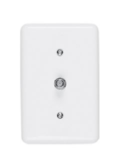 1 TOMADA PARA ANTENA TV BRANCA STYLUS ILUMI