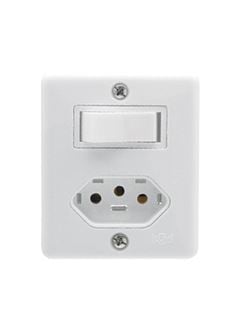 ILUMI SISTEMA X 1 INTERRUPTOR SIMPLES+TOMADA 2P+T 10A 63200