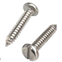 PARAFUSO FENDA CABEÇA PANELA 4,8X45 COM BUCHA N.08 RIBEIRO - CARTELA COM 8 UNIDADES