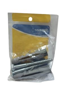 PARAFUSO SEXTAVADO COM BUCHA TB10 CARTELA COM 2 436 RIBEIRO