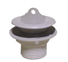 VALVULA P/LAV. TANQUE 1' (7/8) BRANCO LUCRIMAR