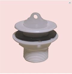 VALVULA P/PIA 1' (7/8) BRANCO LUCRIMAR