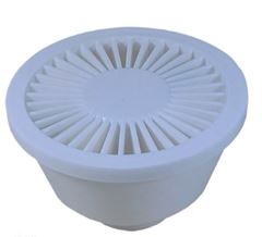 RALO SIFONADO REDONDO 12X12 GRADE BRANCO LUCRIMAR