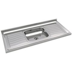 PIA INOX COM ESCORREDOR 2.00M ACO 430 G.PLUS