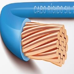 CABO RIGIDO 1KV 16.00MM AZUL HEPR SIL COM 100M