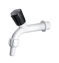 TORNEIRA PVC TANQUE COM BICO BRANCO 10CM 123 HERC