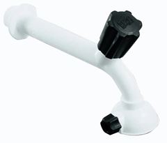 TORNEIRA PVC COZINHA COM CHUVEIRO BRANCO 15CM HERC