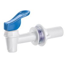 TORNEIRA PARA FILTRO COM ALAVANCA BRANCO/AZUL 358 ACIONAMENTO SUPERIOR