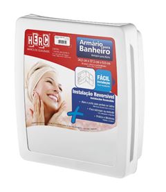 ARMARIO PARA BANHEIRO BRANCO 2650 HERC