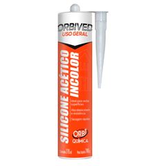 SILICONE ACETICO 240G INCOLOR USO GERAL ORBIVED ORBI