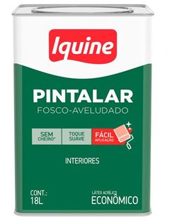 IQUINE PINTALAR VINIL ACRILICA 18LT BRANCO NEVE