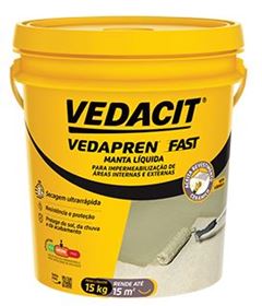 MANTA LIQUIDA VEDAPREN FAST BRANCO 15KG VEDACIT