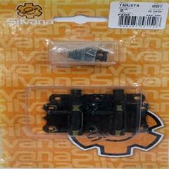 TARJETA DE FERRO ZINCADO ENVERNIZADO 3 SILVANA