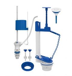 CONJUNTO UNIVERSAL PARA CAIXA  ACOPLADA COM MECANISMO  ACIONAMENTO SUPERIOR BLUKIT