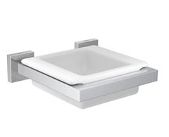 SABONETEIRA QUADRATTA CROMADA COM LOUÇA DECA