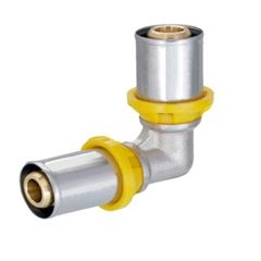 JOELHO 90 GAS 16MM AMANCO