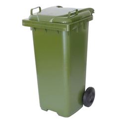 LIXEIRA COM RODA 120L AZUL NEW TURTLE