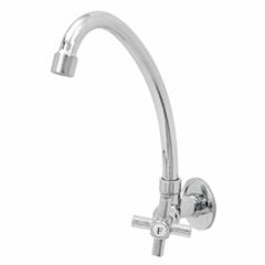 TORNEIRA METAL PIA PAREDE BICA MOVEL 1168 C34 CROSS HIGIBAN