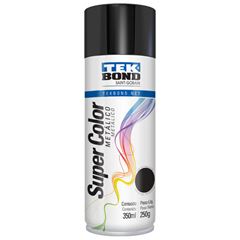 TINTA SPRAY METALICO PRETO 350ML TEKBOND