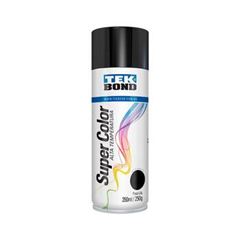 TINTA SPRAY ALTA TEMPERATURA PRETO BRILHANTE 350ML TEKBOND