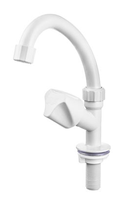 TORNEIRA ABS LAVATORIO MESA BICA ALTA BRANCO PLUS HERC