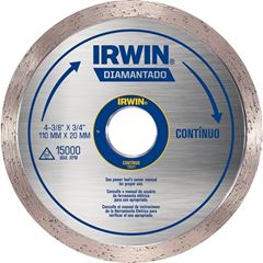 DISCO DIAMANTADO CONTINUO 110X20MM IRWIN