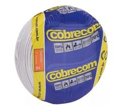 CABO FLEXIVEL 01.50MM BRANCO COBRECOM COM 100MT
