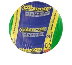 CABO FLEXIVEL 01.50MM VERDE COBRECOM COM 100MT