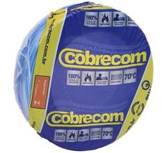 CABO FLEXIVEL 02.50MM AZUL COM 100 METROS COBRECOM