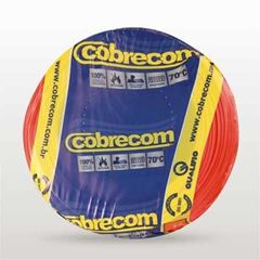 CABO FLEXIVEL 02.50MM VERMELHO COM 100 METROS COBRECOM
