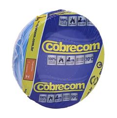CABO FLEXIVEL 06.00MM AZUL COM 100 METROS COBRECOM