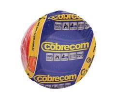 CABO FLEXIVEL 06.00MM VERMELHO COBRECOM COM 100MT