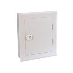 QUADRO DISTRIBUIÇÃO EMBUTIR COM BARRAMENTO 34 DISJUNTORES METAL BEGE 100A CEMAR
