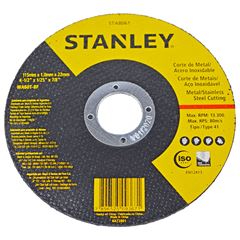 DISCO DE CORTE PARA INOX FERRO 4.1/2' STANLEY