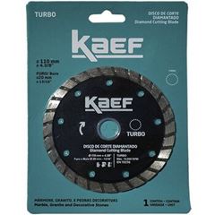 DISCO DIAMANTADO TURBO 110X20MM KAEF