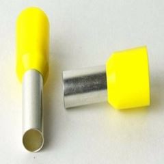 TERMINAL ILHOS SIMPLES 25,0MM AMARELO TUBULAR LONGO DECORLUX