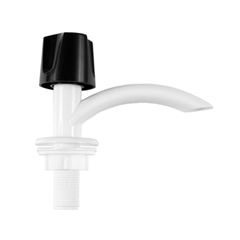 TORNEIRA PVC LAVATORIO 1/2 PRETA  RIP