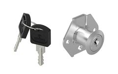 FECHADURA PARA GAVETA NIQUELADA 31MM SOPRANO 