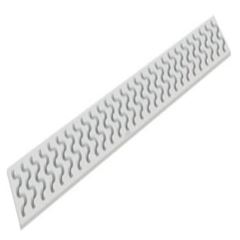 GRELHA LINEAR COPACABANA BRANCO 50CM AMANCO